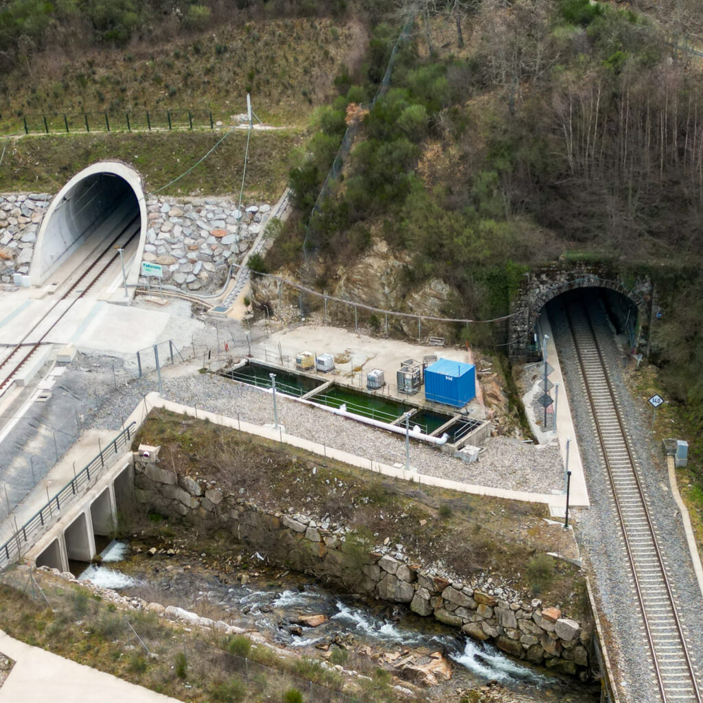 Túnel de Padornelo existente, cuyo proyecto de acondicionamiento redactó GEOCONTROL.